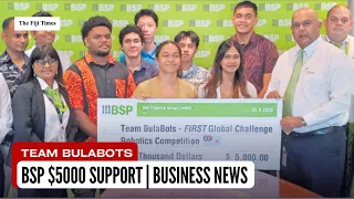 THE FIJI TIMES | Team Bulabots receive support from BSP