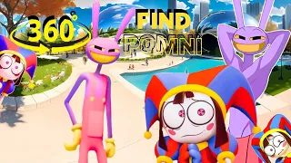 FIND POMNI! The Amazing Digital Circus 360º VR Video POMNI WAKE UP TIME TO GO on Walking Tour Miami