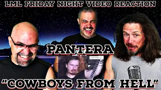 Mark, Ricky, and Jim React to Pantera "Cowboys From Hell"---Jim's FIRST REACTION!