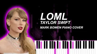 Taylor Swift - Loml #piano #pianotutorial #taylorswift #loml