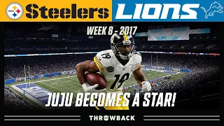 The Game That Made Juju FAMOUS! (Steelers vs. Lions 2017, Week 8)