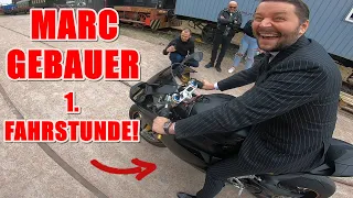 MARC GEBAUER fährt zum 1. Mal Motorrad! | Jochen Schweizer