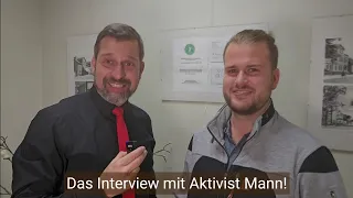 Das Interview mit Aktivist Mann