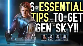 6 Essential Tips to Unlock General Skywalker! | Attack Strategy Guide | SWGoH