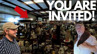 we found a warehouse FILLED WITH ANTIQUES! (And YOU are invited)