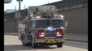 Ladder 11-1 Responding to an Alarm : South Montgomery County Fire 11/16/2019