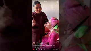 Katja Krasavice Tiktok schminken mit taliquindioooo