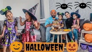 Halloween Vlog | Carving Pumpkins | Baking Witch Finger Cookies | Blippi visits us on Halloween|
