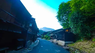 Japan: Magome to Tsumago scenic drive 4k