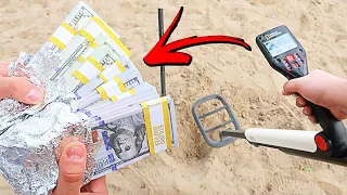 FOUND MONEY WHILE METAL DETECTING!!! $100,000 CASH!!