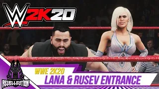 WWE 2K20: Rusev & Lana Entrance Animation #WWE2K20 #WWE