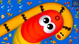 🐍 WORMATE ZONE.IO vùng giun đất.io #041 BIGGEST SNAKE| Epic Worms Zone Best Gameplay | Biggiun TV