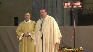 messe chrismale à Tournai , le 26 mars 2024.Présidée par Monseigneur Guy Harpigny.