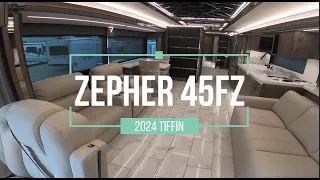The Most Extravagent Tiffin Motorohome EVER BUILT (2024 TIFFIN ZEPHER 45FZ)