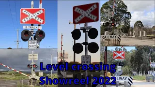 2022 Level Crossing Showreel - Victoria + Tasmania Australia (500 Subs!)