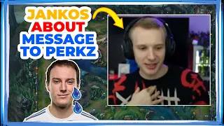 G2 Jankos About Message to VIT Perkz After VIT vs XL
