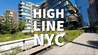 [4K] Walking The High Line, Hudson Yards, New York City