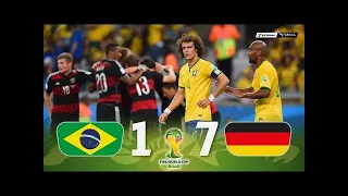 Brazil 1 x 7 Germany (Biggest Humiliation) ● WC 2014 Semi Final Extended Highlights | Sports Fc