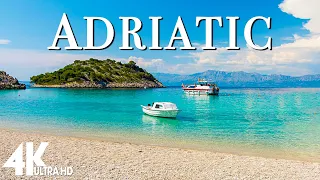 FLYING OVER ADRIATIC (4K UHD) - Relaxing Music Along With Beautiful Nature Videos - 4K Video Ultra