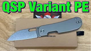 QSP Variant PE Titanium scales plus left hand carry available !