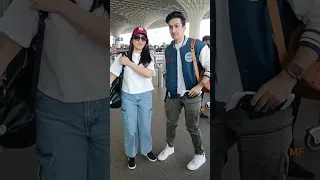 Tina Ahuja & yashvardhan Ahuja At Airport | Movified Bollywood