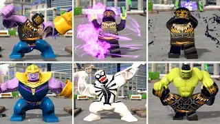 All Big Fig Character perform Black Panther New transform animation in LEGO Marvel Super Heroes 2