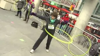 Breaking the Guinness World Record for hula hooping