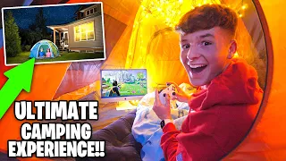 Turning my Back Garden into the ULTIMATE Outdoor Camping *EXPERIENCE*