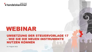 Webinar: Umsetzung der SV17 in BL