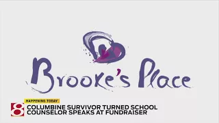 Columbine survivor turned school counselor speaks at fundraiser