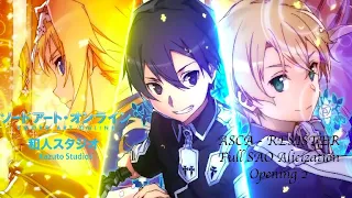 「English Sub」『Sword Art Online: Alicization Full Opening 2』ASCA - RESISTER