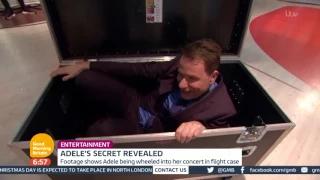 Richard Arnold Mimics Adele by Hiding in a Flightcase! | Good Morning Britain