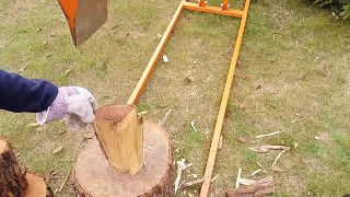 Házi készítésű fahasító I (Manual log splitter)