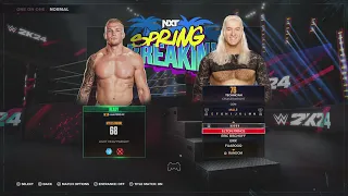 WWE2K24 universe mode#1 raw spring breakin' ppv