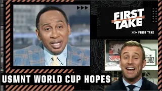 Stephen A. Smith & Taylor Twellman ANIMATED in USMNT debate 🍿 | First Take