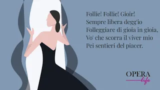 Sempre libera - La Traviata: Nadine Sierra - Lyrics