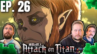 Attack On Titan REACTION | 2x1 | "BEAST TITAN"