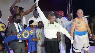 Shafic Kiwanuka knocks out Argentine Nestor to win UBC inter-continental heavyweight title