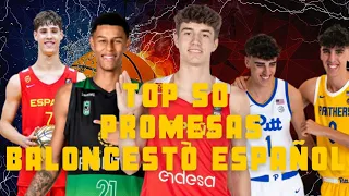 PROMESAS BALONCESTO ESPAÑOL TOP 50 - (50 AL 11) Malik Allen,Jordi Rodríguez,Conrad Martínez...