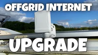 Offgrid Internet Upgrade | NEW Antenna Install | Unlimited Internet #vanlife