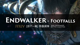 FFXIV Endwalker - Footfalls (Bard Performance) Rhythm Game Style
