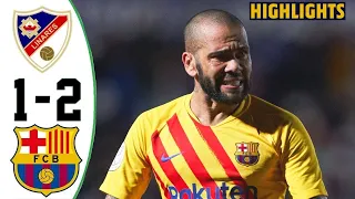 Barcelona vs Linares 2-1 Highlights & All Goals | Dani Alves is Back 🔥