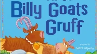 The Three Billy Goats Gruff. Illustrated Children's read-aloud (audiobook) story.