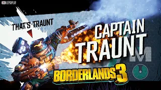 Borderlands 3 босс Капитан Трант (Captain Traunt), типа джаггернаут, миссия Надвигается Буря, Афина