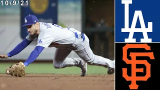 Los Angeles Dodgers vs San Francisco Giants: NLDS Game 2 Highlights