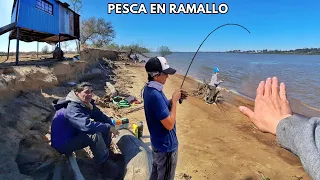 PESCA EN RAMALLO Pesca en el Río Paraná Camping Costa Pobre.