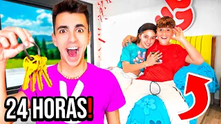 ENCIERRO A MI HIJA Y MI HERMANO EN SU CUARTO POR 24 HORAS! **mucho salseo!**