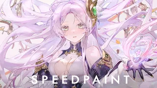 m e g a m i //  Photoshop SpeedPaint【厚塗りイラストメイキング】