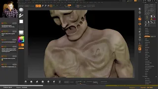 Цветковый монстр в Zbrush. Доработка и покраска #13