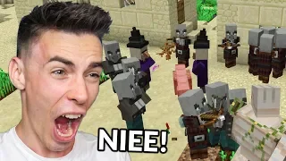 ZAATAKOWALI moją WIOSKĘ w Minecraft!